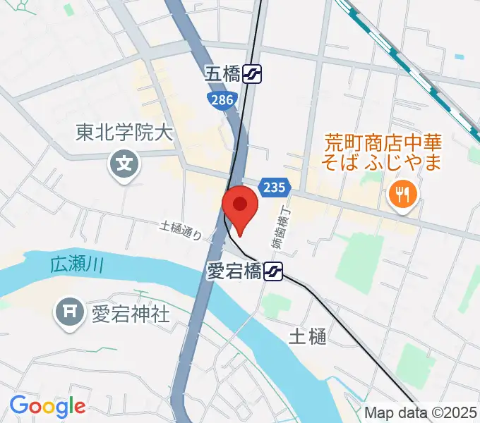 ラジオ3 仙台シティエフエムの地図