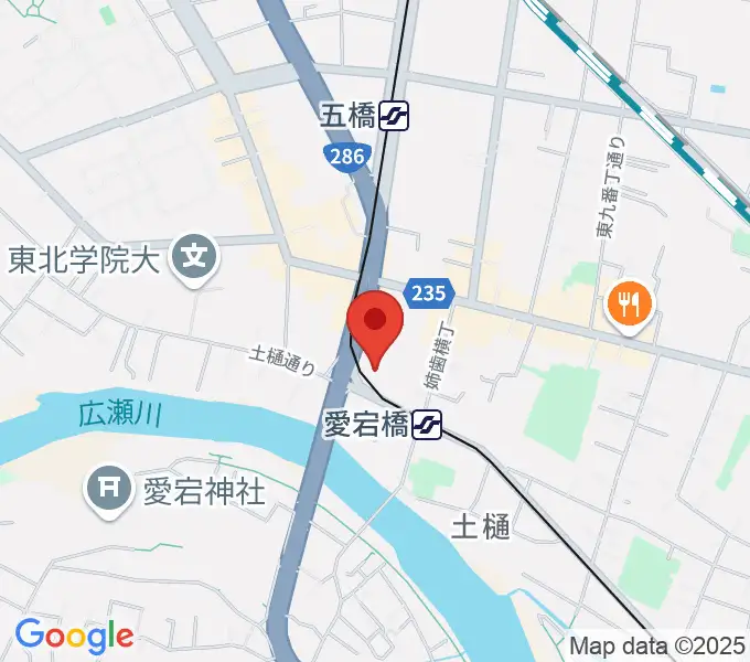 ラジオ3 仙台シティエフエムの地図