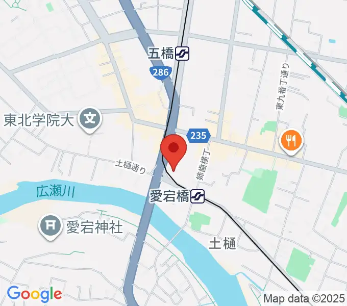 ラジオ3 仙台シティエフエムの地図