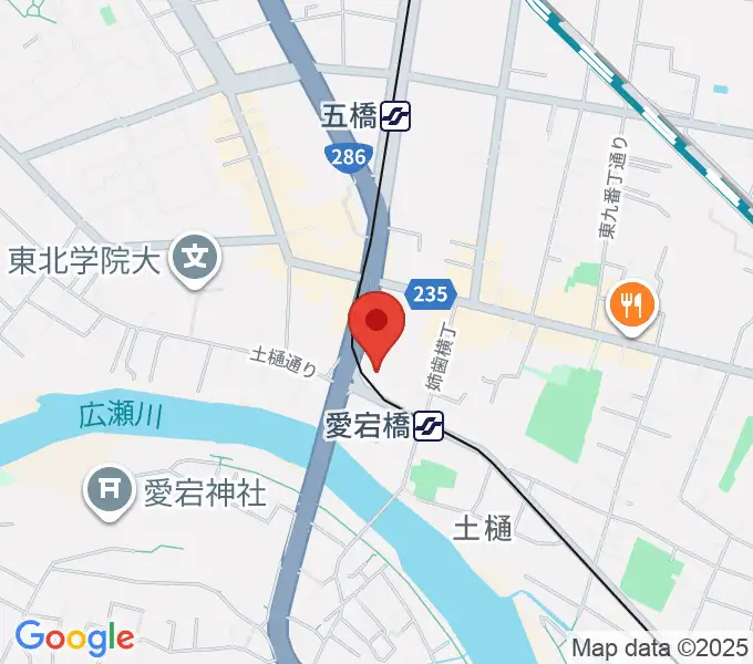 ラジオ3 仙台シティエフエムの地図
