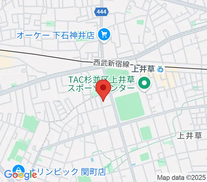 YOKOピアノ＆リトミック教室の地図