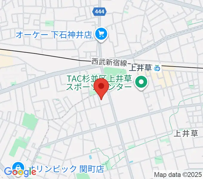YOKOピアノ&リトミック教室の地図