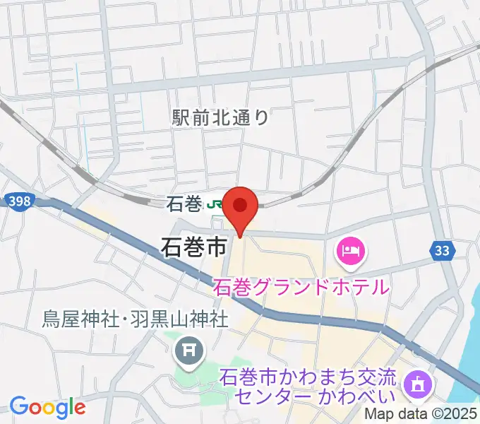 ラジオ石巻の地図