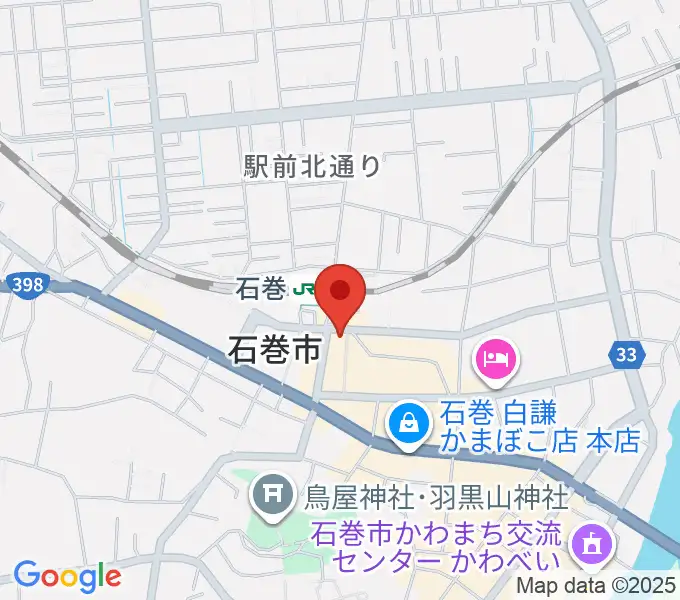 ラジオ石巻の地図
