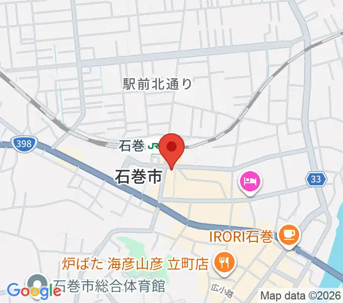 ラジオ石巻の地図