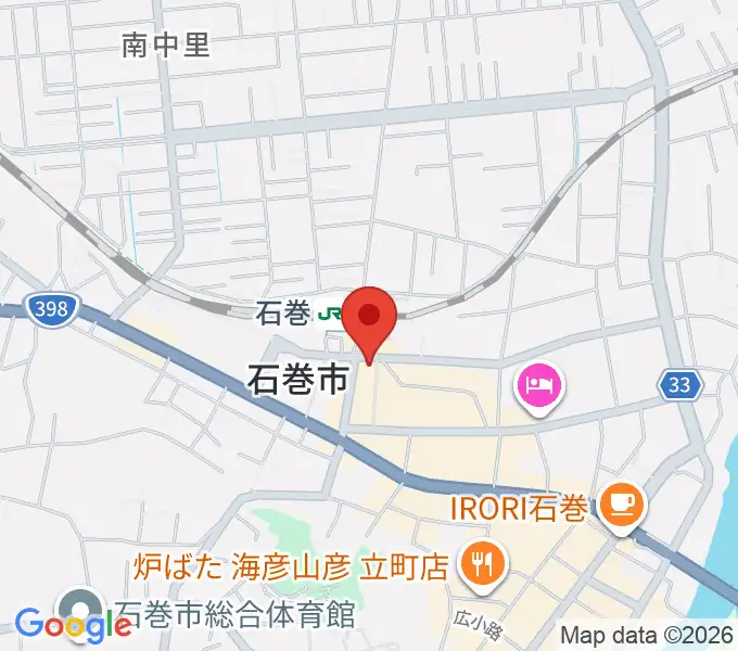 ラジオ石巻の地図