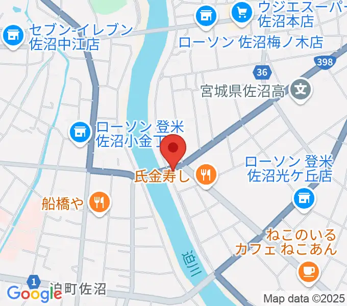 はっとエフエムの地図