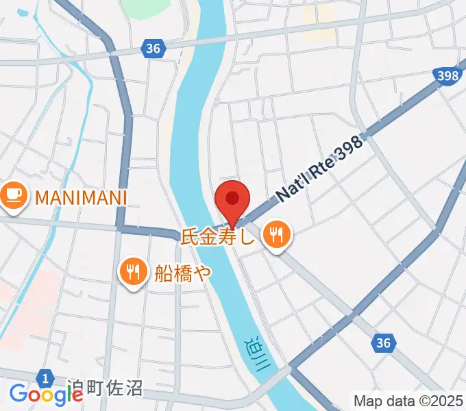 はっとエフエムの地図