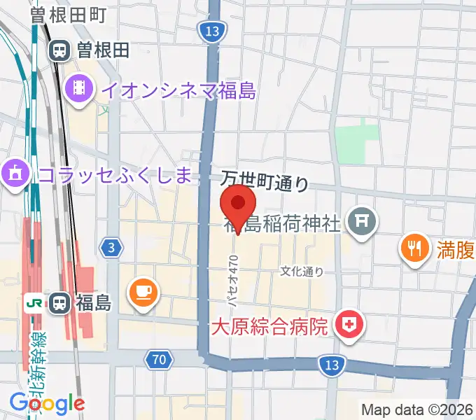 エフエムポコの地図
