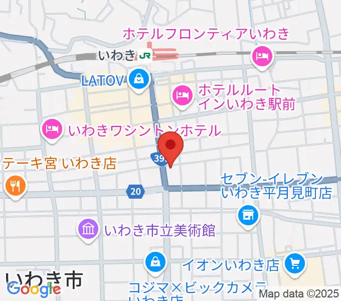 FMいわきの地図
