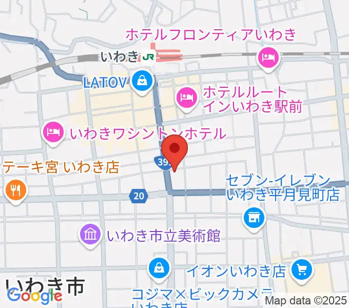 FMいわきの地図