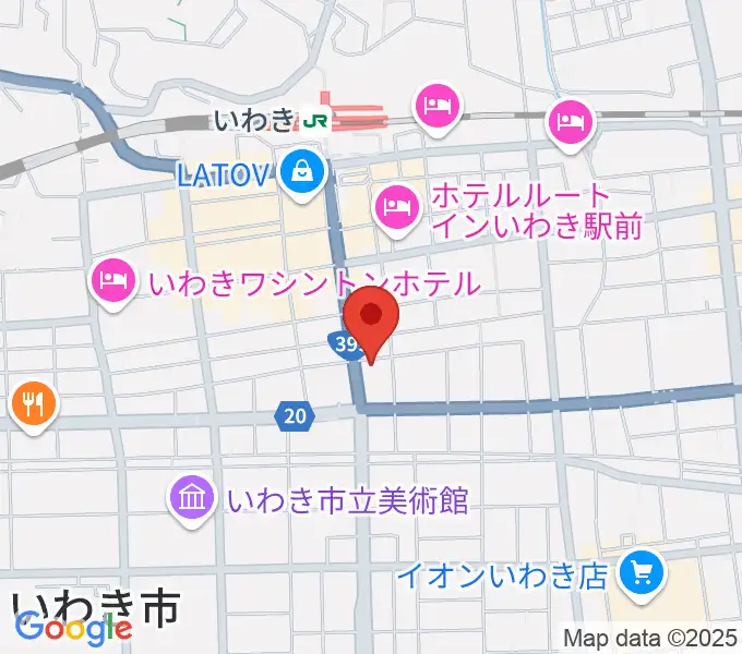 FMいわきの地図