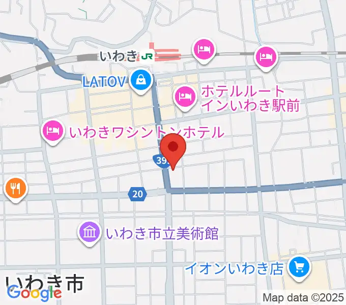 FMいわきの地図