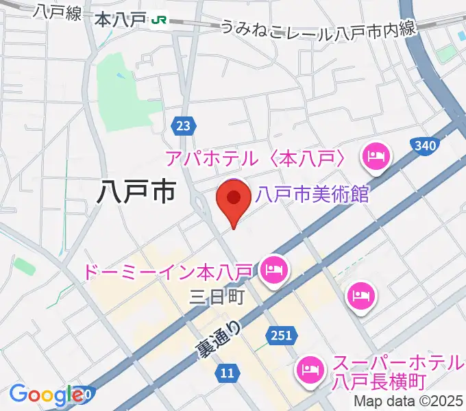 ビーエフエムの地図