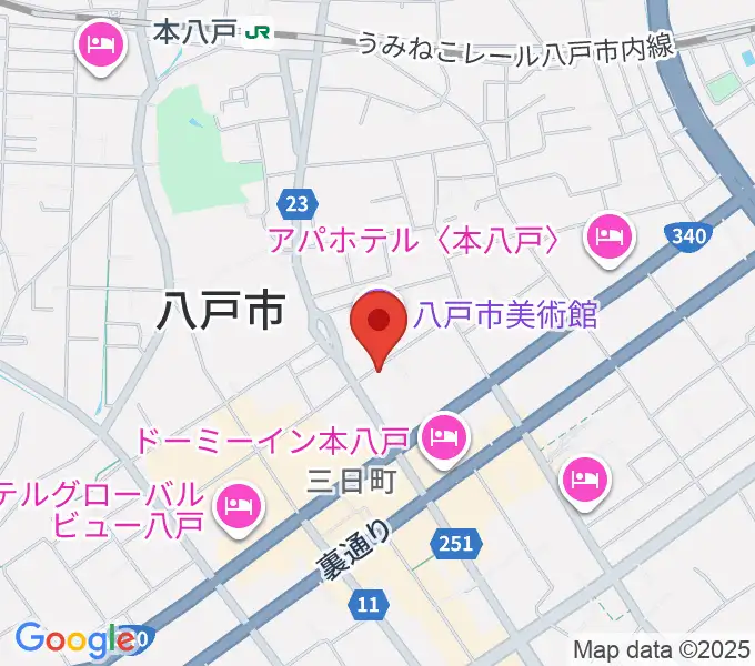 ビーエフエムの地図