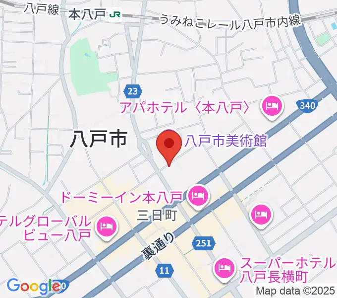 ビーエフエムの地図