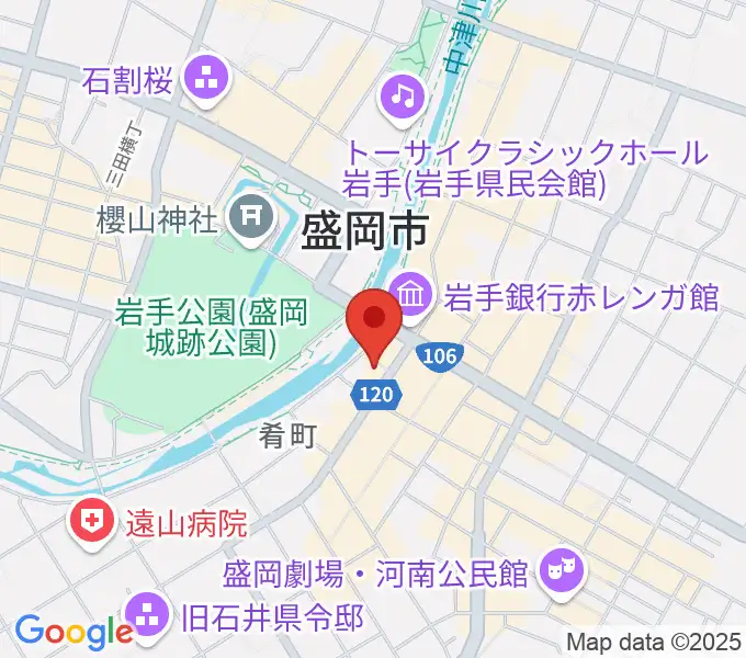 ラヂオもりおかの地図