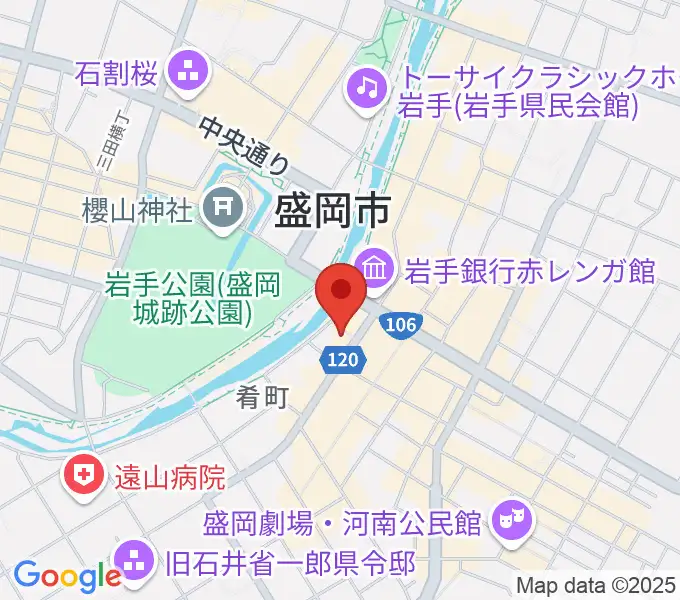 ラヂオもりおかの地図