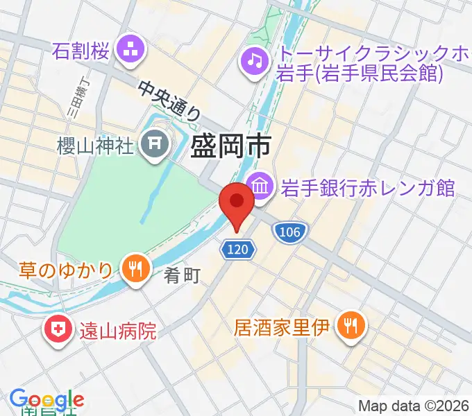 ラヂオもりおかの地図