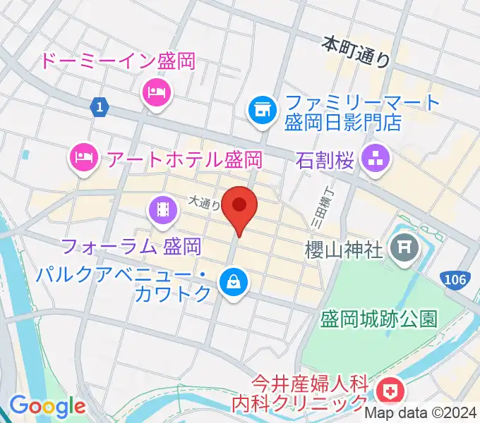 CLUB CHANGE WAVEの地図