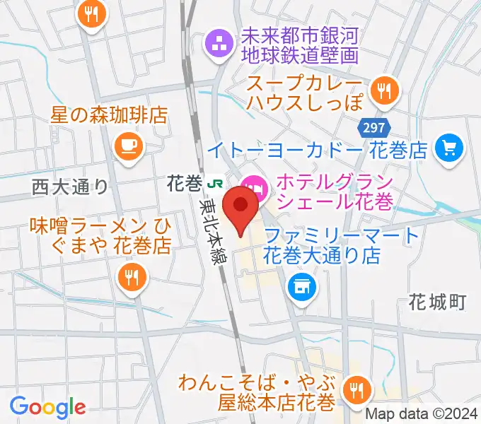 FM One（えふえむ花巻）の地図