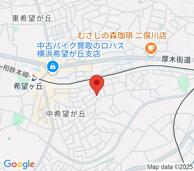 秋岸音楽教室の地図