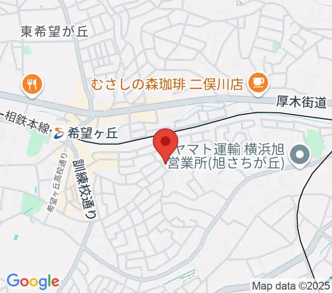 秋岸音楽教室の地図