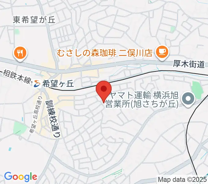 秋岸音楽教室の地図