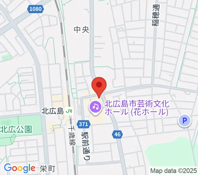 FMメイプルの地図