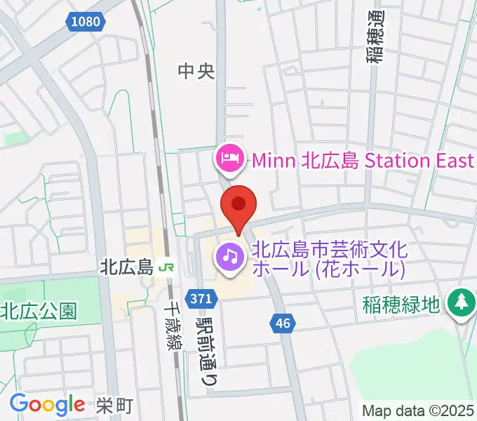 FMメイプルの地図