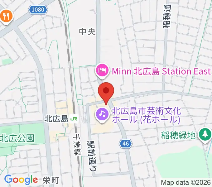 FMメイプルの地図