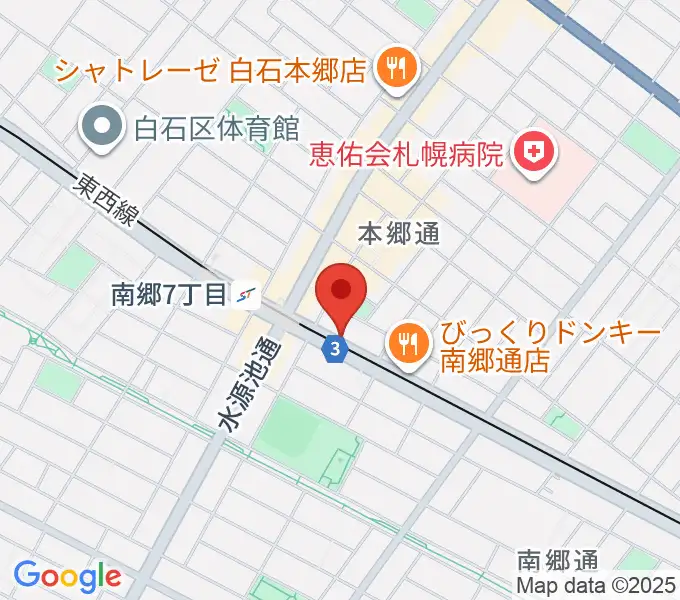 エフエムしろいし With-Sの地図