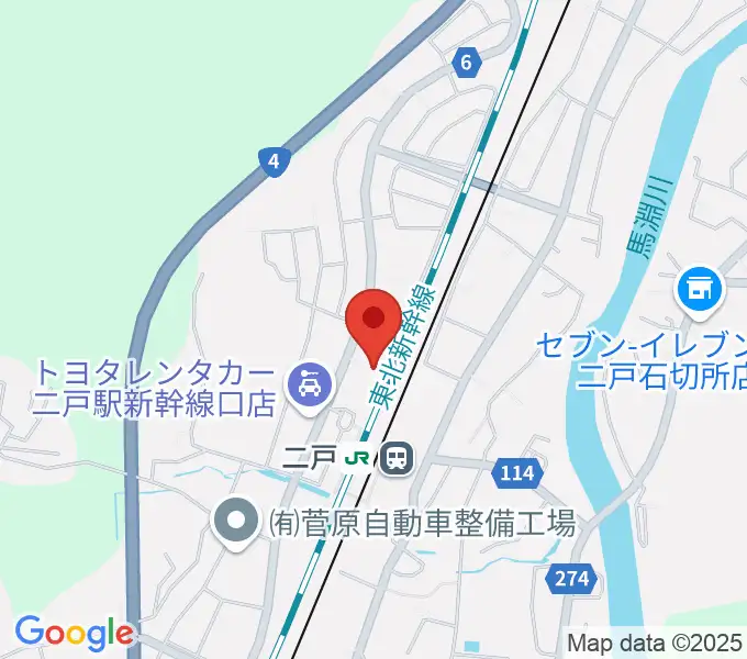 カシオペアFMの地図