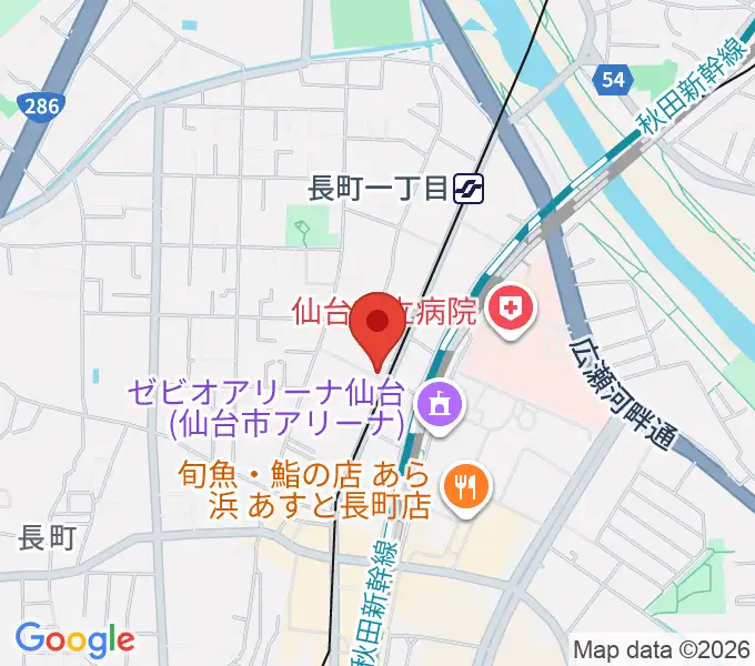 エフエムたいはくの地図