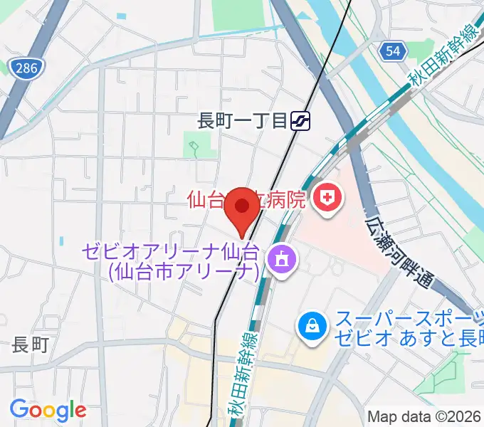 エフエムたいはくの地図