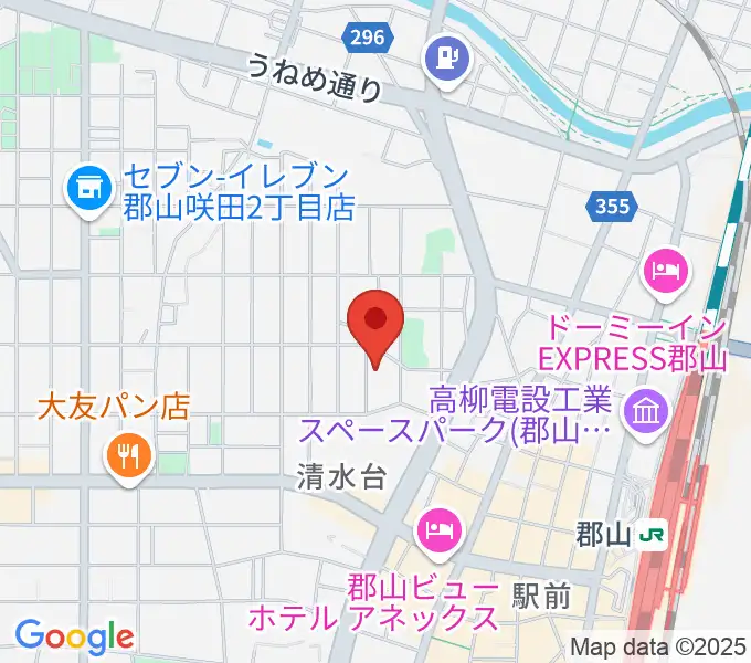 ココラジの地図