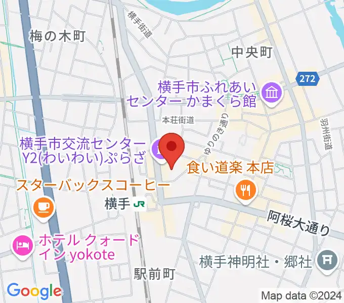 横手かまくらエフエムの地図