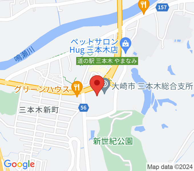 OCRFM83.5 おおさきFMの場所