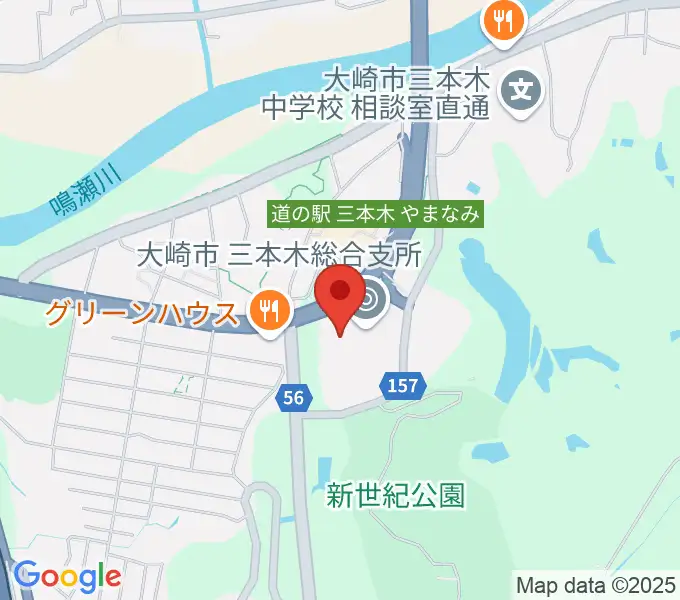 OCRFM83.5 おおさきFMの地図