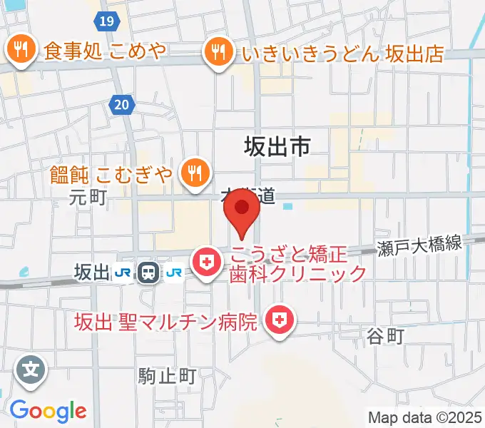 エフエム・サンの地図