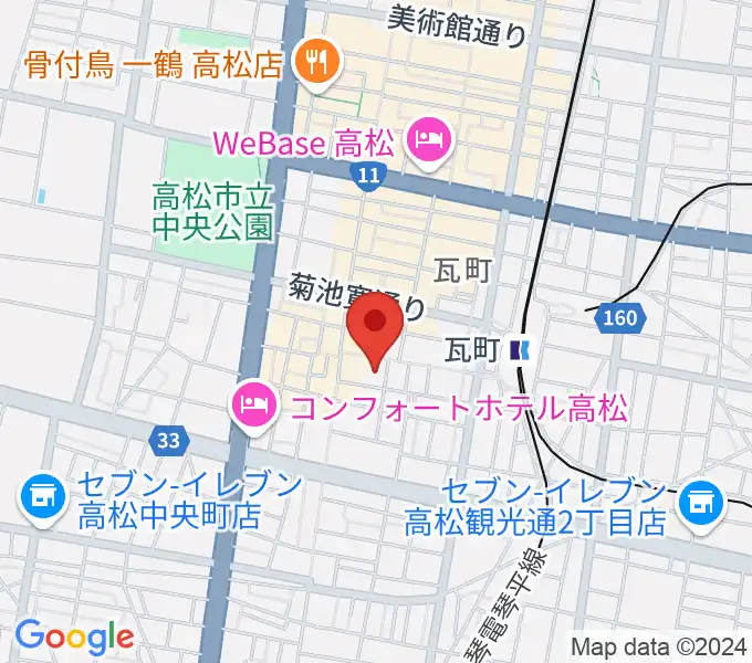 FM815の地図