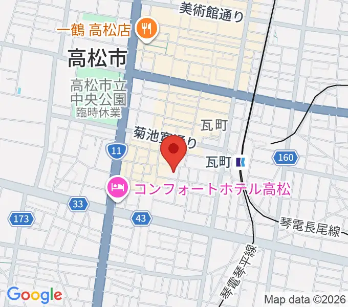 FM815の地図