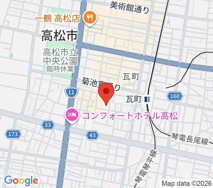 FM815の地図