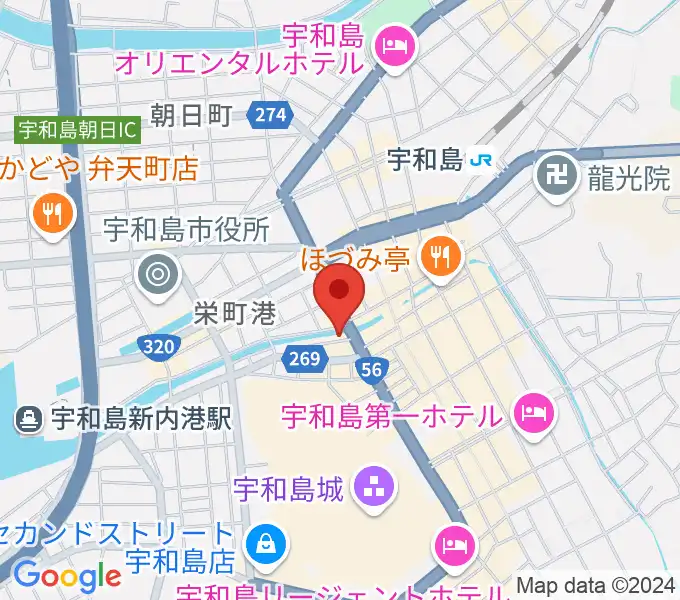 FMがいやの地図