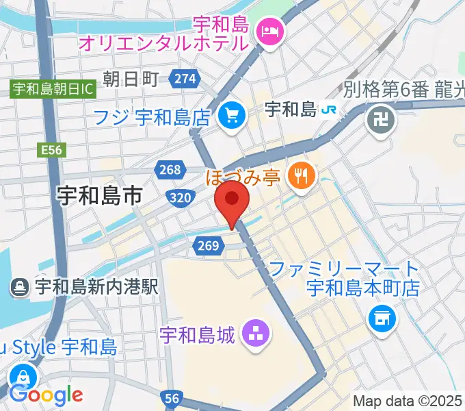 FMがいやの地図