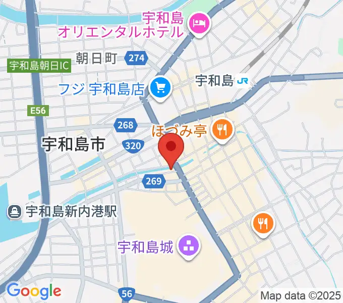 FMがいやの地図