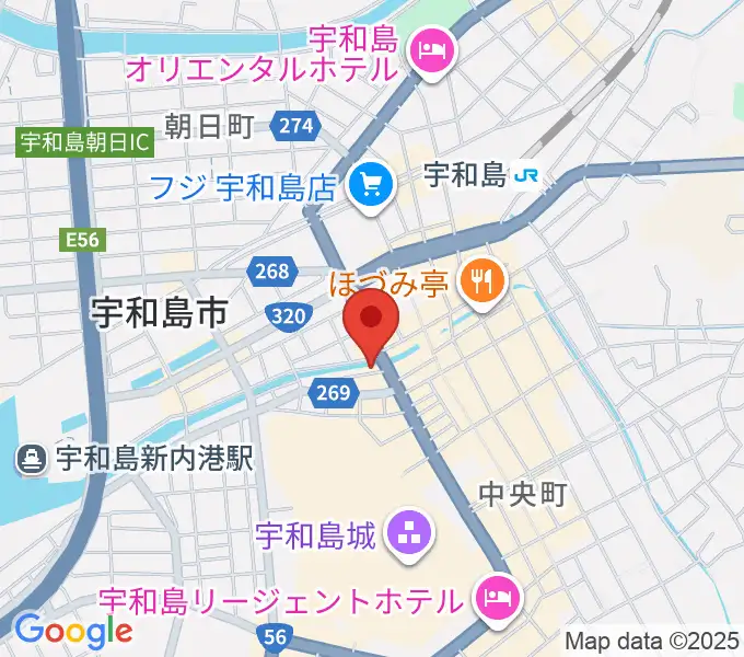 FMがいやの地図