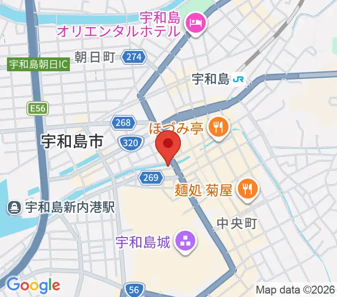 FMがいやの地図