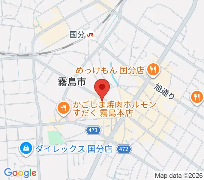FMきりしま プラスきりしまの地図