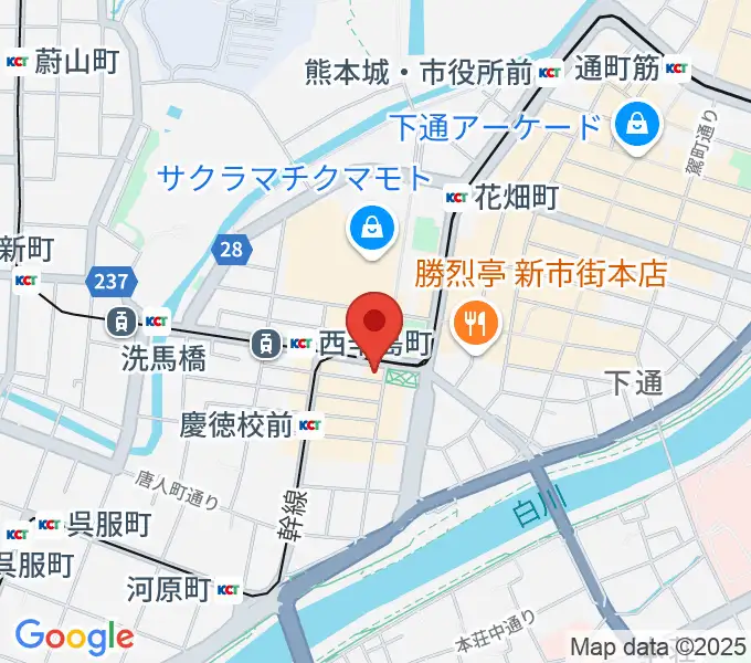FM791 熊本シティエフエムの地図